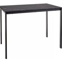 Кухонный стол Signal Mario 100/60 (эффект черного мрамора/черный)