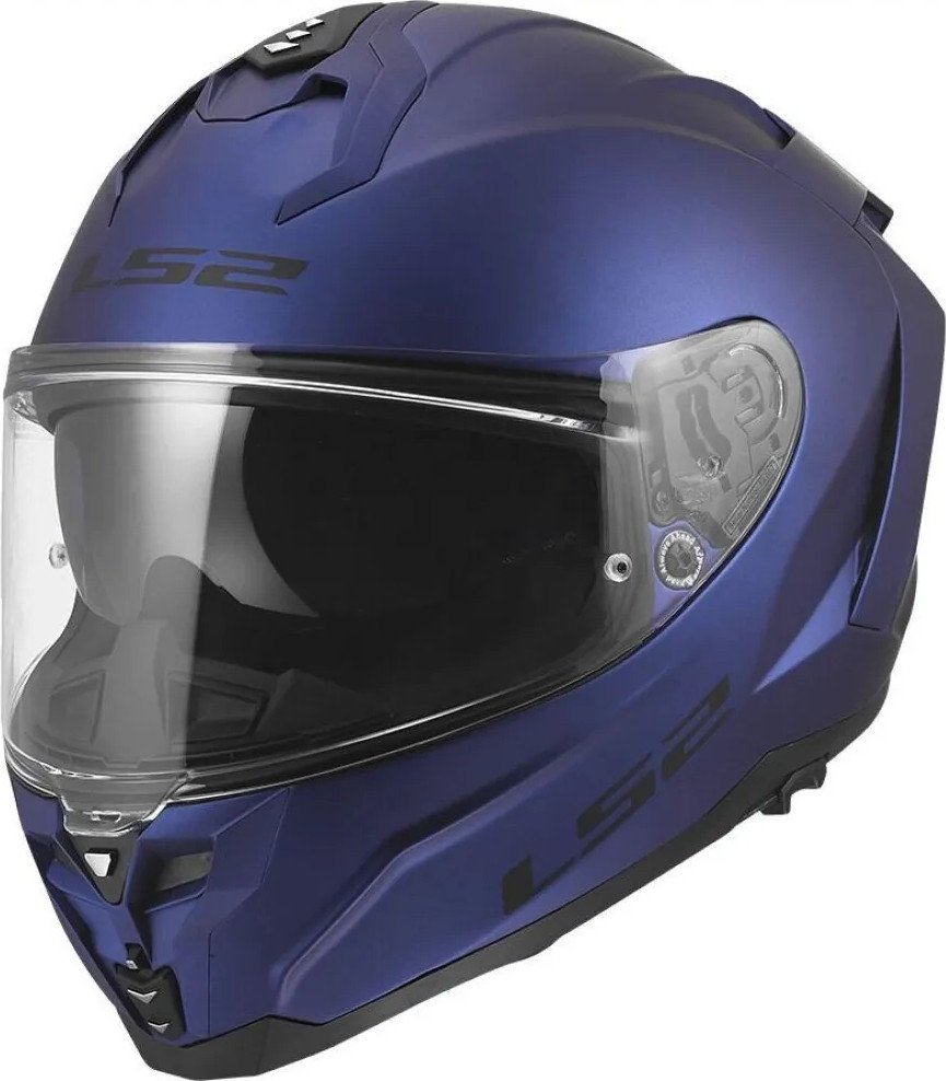 Мотошлем LS2 FF817 Challenger II Solid (S, темно-синий матовый)