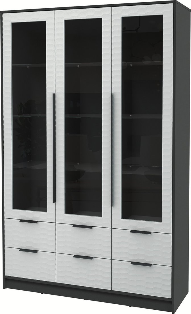 

Шкаф-витрина Интерлиния Концепт Зодиак КТ-ШВ3 (антрацит/грей)