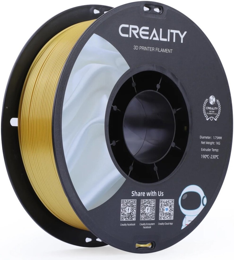 Филамент Creality PLA Hyper 1.75мм 3301010415 (1 кг, золото)