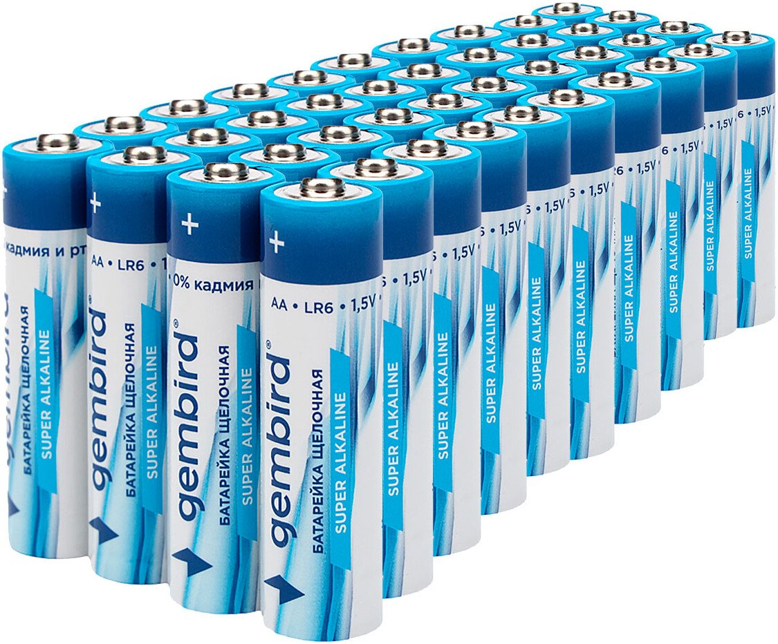 Батарейка Gembird GB-LR6-40B (40 шт)