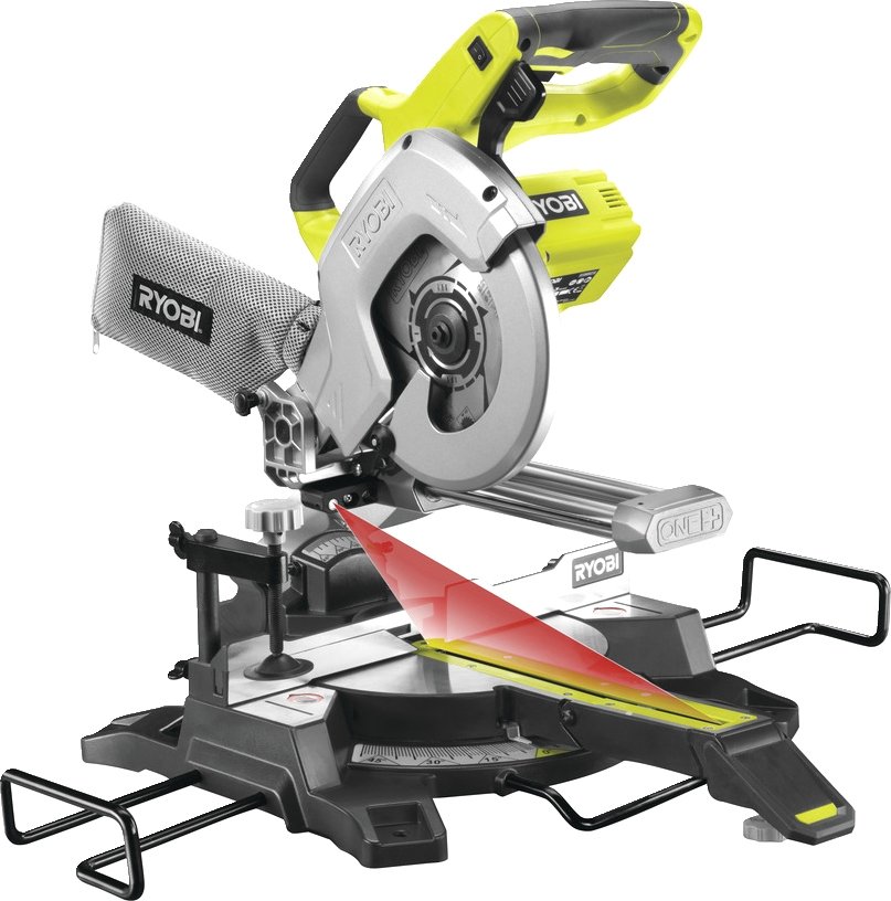 

Торцовочная пила Ryobi R18MS216-0 (без АКБ)