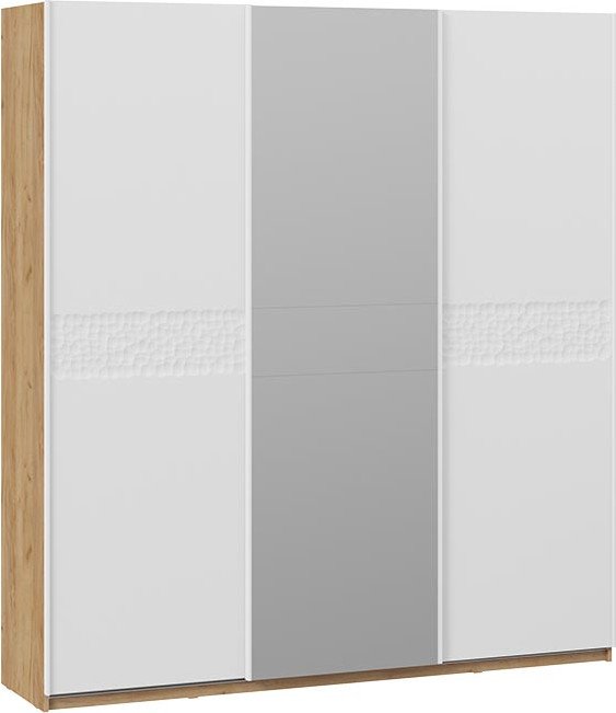 

Шкаф-купе Трия Оскар Скания Т2 2100 268768 (ручка белая/дуб крафт золотой/белый снег/белый матовый)