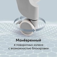 Высокий стульчик Happy Baby Berny Lux (grey new)