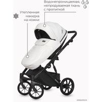 Универсальная коляска Riko Basic Montana Ecco (3 в 1, 11/белый)