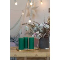 Набор свечей Мелт 150 мм (3 шт, темно-зеленый)