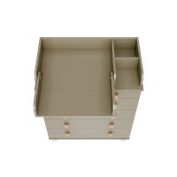 Детский комод Incanto Мишка с органайзером 800/5 PK-0060/06 (кашемир)