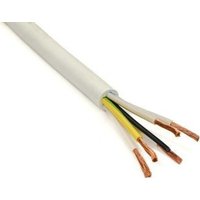 Провод силовой Автопровод ПВС-Т 5x4 (100 м, белый)