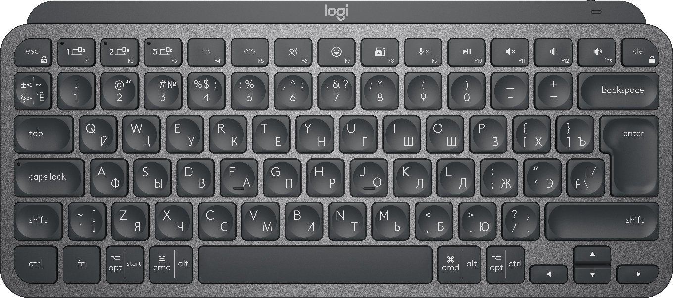 

Клавиатура Logitech MX Keys Mini 920-010501 (графитовый)