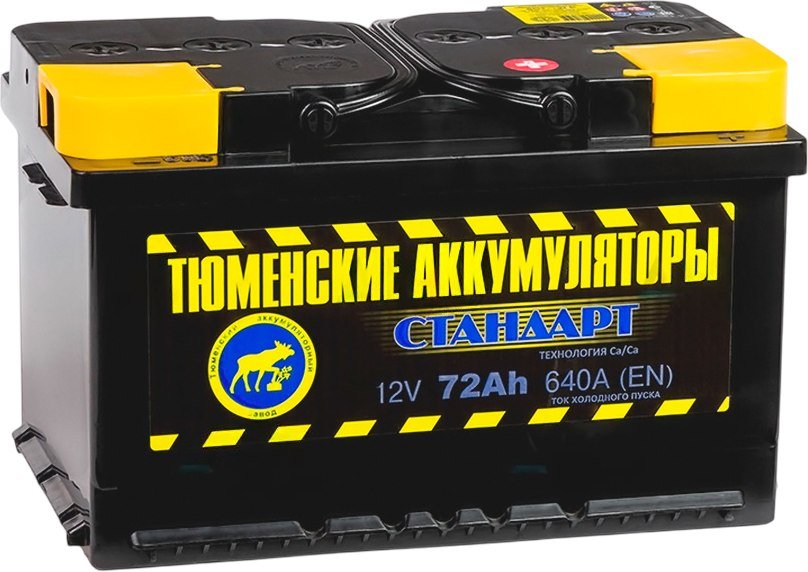 

Автомобильный аккумулятор Tyumen Battery Standard R+ низ. (72 А·ч)
