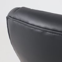 Офисное кресло AksHome King A (натуральная кожа, черный)