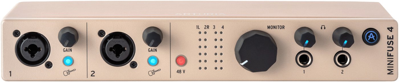 Аудиоинтерфейс Arturia MiniFuse 4 (бежевый)