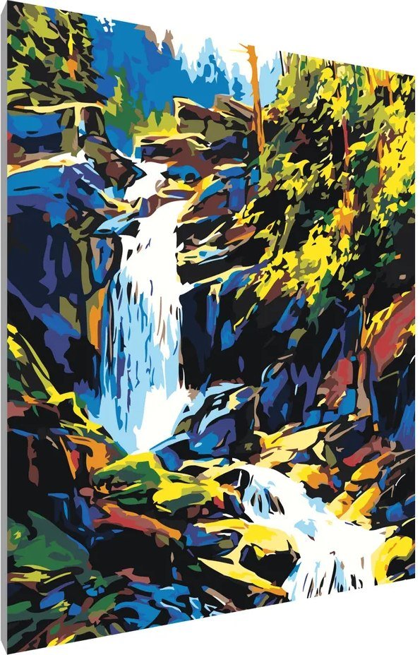 

Картина по номерам PaintLine Горный водопад NOSI-A01A5