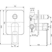Смеситель IDDIS Slide SLISB00i67 (хром)