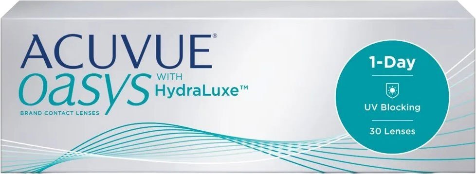

Контактные линзы Acuvue Oasys 1 Day With Hydraluxe Sph -4.00 R8.5 D14.3 (30шт)
