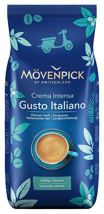 

Кофе Movenpick Caffe Crema Gusto Italiano в зернах 1 кг
