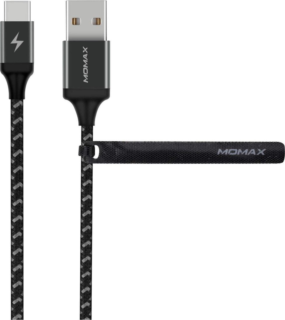

Кабель Momax DTA11D USB 2 Type-C - USB 2 Type-A (1 м, черный)