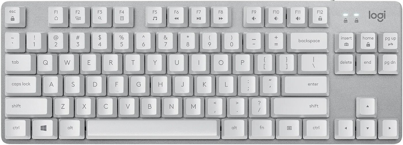 

Клавиатура Logitech K835 TKL 920-009981 (белый/серебристый, TTC Red, нет кириллицы)