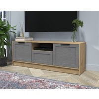 Тумба Интерлиния ТВ Концепт Тренд КТ-ТВ3-50 (дуб золотой/дуб серый)