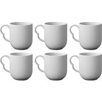 Набор кружек Classmark Montserrat керамические HQY25012005 (6шт, белый)