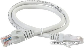 Кабель ITK RJ45 - RJ45 PC01-C5EU-10M (10 м, серый)