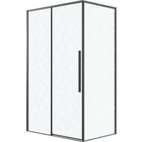 Душевой уголок Grossman Galaxy 100x90x195 120.K33.01.1090.21.02 (черный матовый/стекло шиншилла)