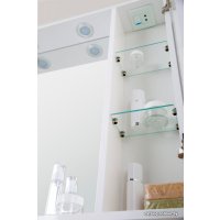  BelBagno Шкаф с зеркалом Marino-SPC-900/750-1A-BL-P-R (bianco lucido)