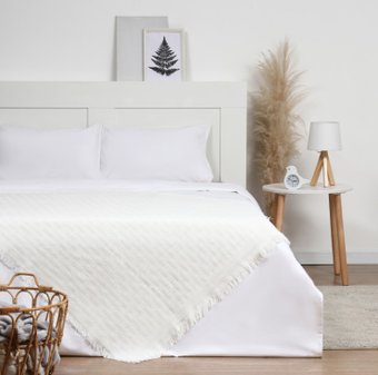 Плед Этель White crystal 10398553 (130x180, белый)