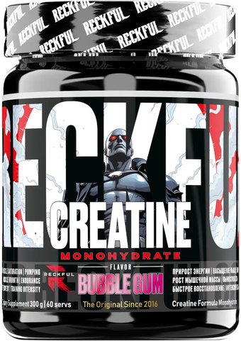 Моногидрат креатина Reckful Creatine Monohydrate (жвачка, 300г)