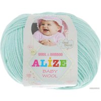 Пряжа для вязания Alize Baby Wool 19 (175 м, водяная зелень, 10 мотков)