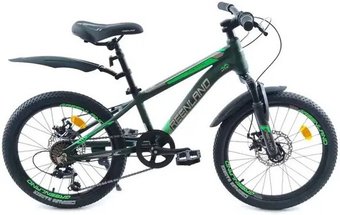 Детский велосипед Greenland Tommy 20 (темно-зеленый)