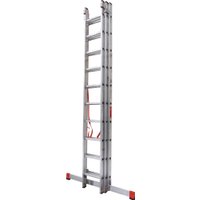 Лестница-стремянка Новая высота NV 323 трёхсекционная профессиональная 3x10 ступеней