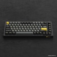 Клавиатура Akko 5075B Plus Black & Gold (Akko Cream Yellow V3 Pro)