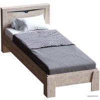 Кровать Мебельград Соренто 90x200 (дуб бонифаций/кофе структурный матовый)