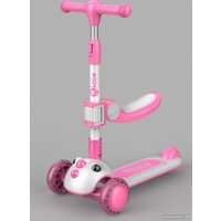 Трехколесный самокат Ricos Dino KB108 (розовый)