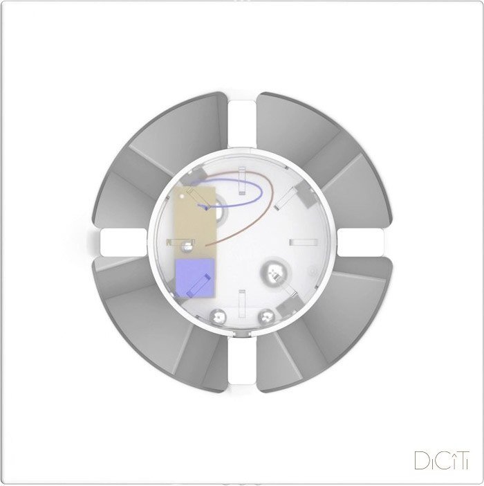 

Осевой вентилятор DiCiTi Aeon 4C D100