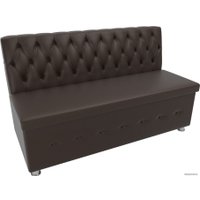 Диван Mebelico Вента (экокожа, коричневый)