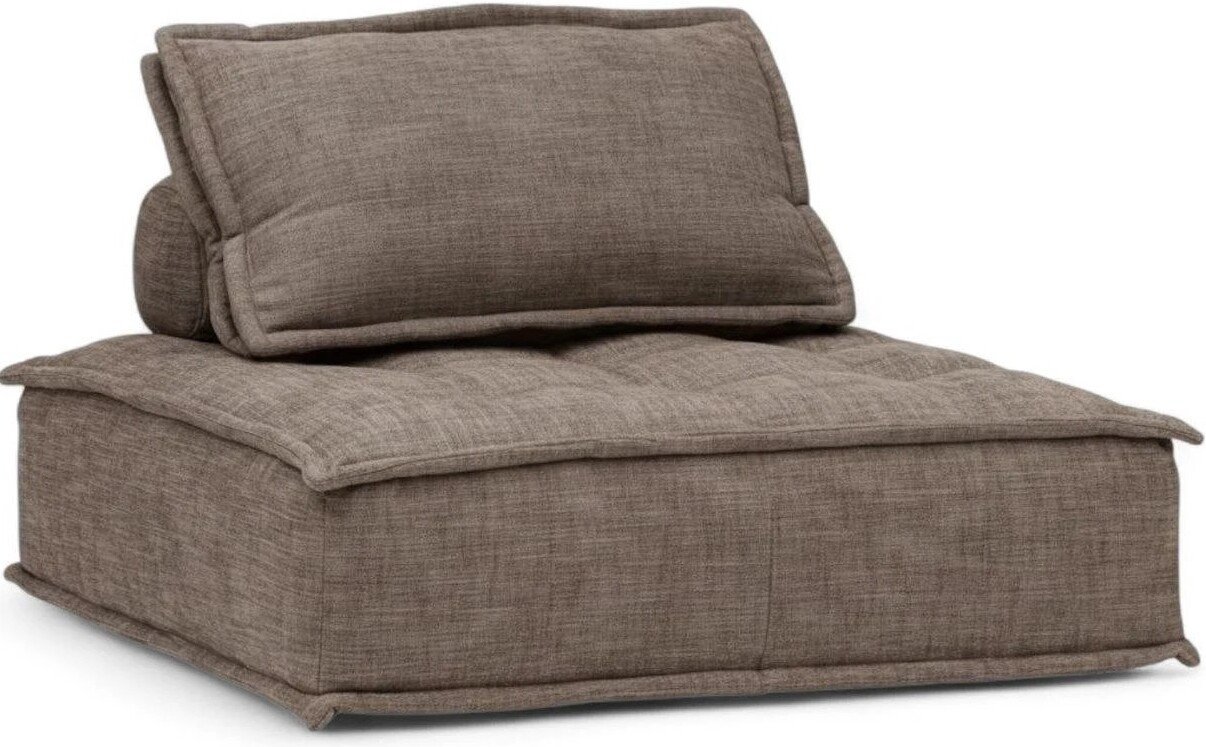 Диван-пуф Dunes Тога (рогожка, коричневый)