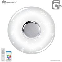Светильник-тарелка Estares Music Rgb 60W R-APP-390-WHITE/CHROME-220-IP20 в Бресте