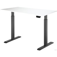 Стол для работы стоя ErgoSmart Electric Desk Prime 1200х650х18 мм (альпийский белый/черный)