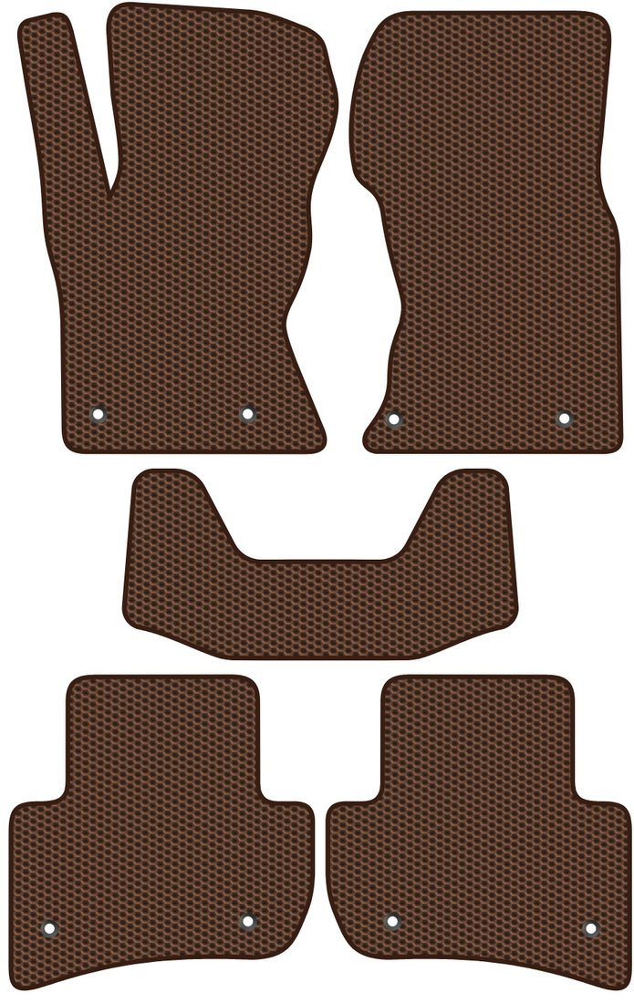 

Комплект ковриков для авто Alicosta Land Rover Range Rover Velar (suv / L560) 2017 - Н.В. (коричневый, сота)