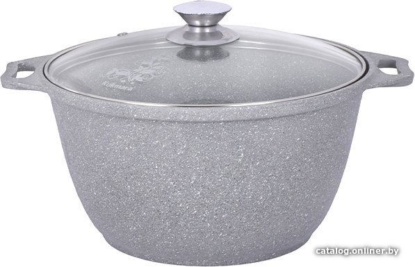 Кастрюля Kukmara кмс42а (светлый мрамор)