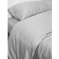 2-спальный комплект постельного белья Loon Adelina (2-спальный, наволочка 50x70, светло-серый)