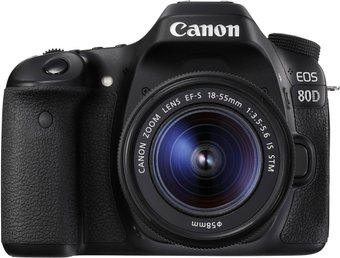 Зеркальный фотоаппарат Canon EOS 80D Kit 18-55mm IS II
