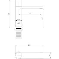 Смеситель Abber Rund AF8710G (золото матовое)