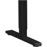 Стол для работы стоя WellDesk Basic 1300x675х18 (черный/дуб термо черно-коричневый) в Лиде