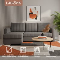 Угловой диван Lagoma Рона (Savage 925)