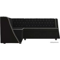 Угловой диван Лига диванов Лофт 104592 (левый, черный)