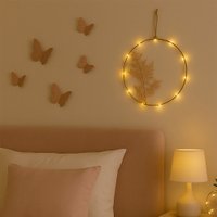 Подвеска AksHome Тип 7 Круг с веткой D20см 13LED 2АА