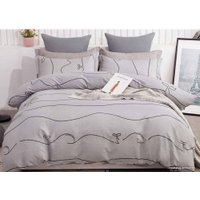 Семейный комплект постельного белья Cleo Сатин Семейный SK-41/1040